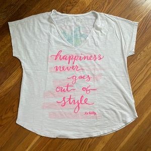 Lilly Pulitzer “Happiness Never Goes Out Of Style” Tee